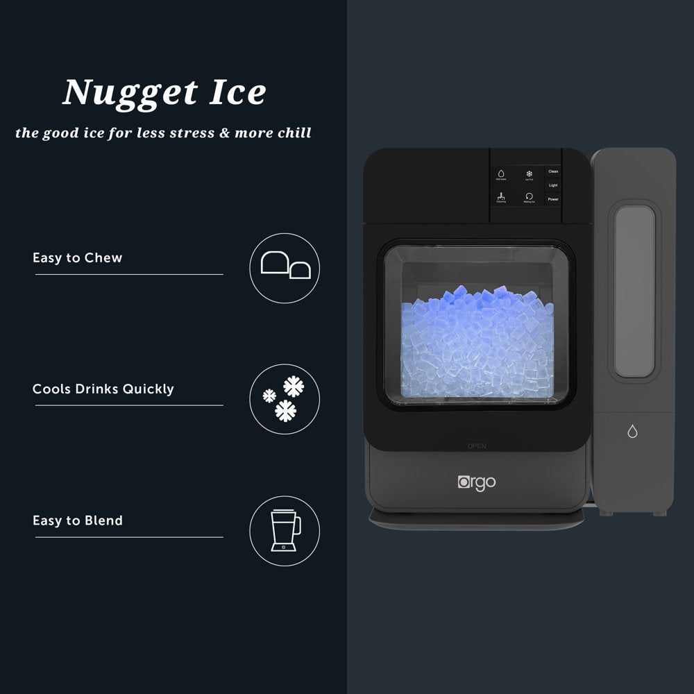 the Sonic Countertop Ice Maker, Nugget Ice Type, Black