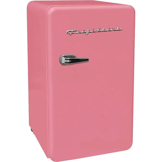 FRIGIDAIRE EFR372-PINK 3.2 Cu Ft Pink Retro Compact Rounded Corner Premium Mini Fridge